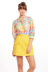 Utility Yellow Mini Skirt