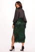 Slim Sequin Maxi Skirt