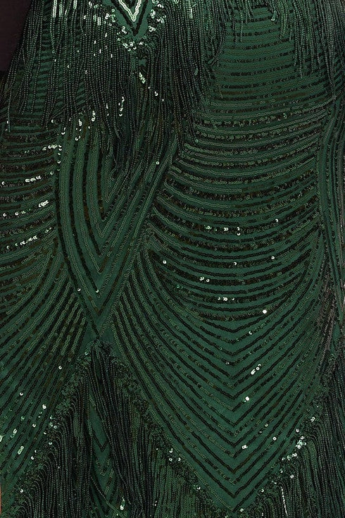 Slim Sequin Maxi Skirt