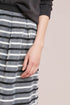 Striped Tulle Skirt - Black and White