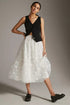 Tulle Midi Skirt - Snowflake Dot