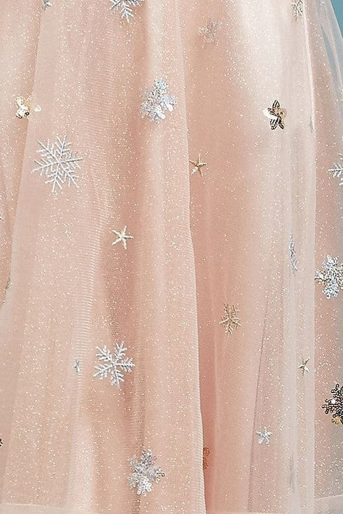 Beatrisa Metallic Tulle Skirt