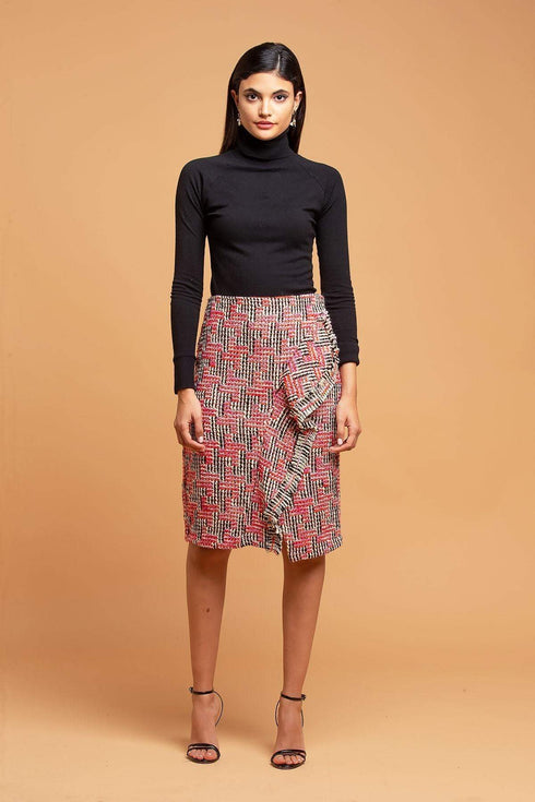 Tweed Pencil Skirt