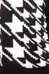 Nina Sweater Vest - Black and White Geo