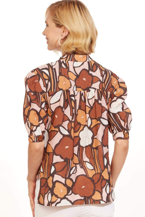 Adelaide Top - Groovy Garden