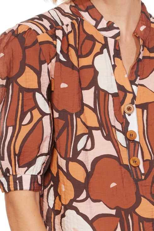 Adelaide Top - Groovy Garden