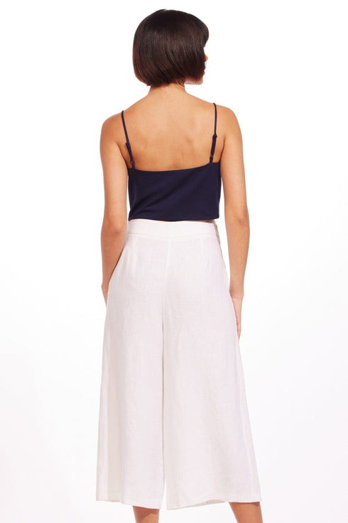 Ponte Trench Blouse - Navy