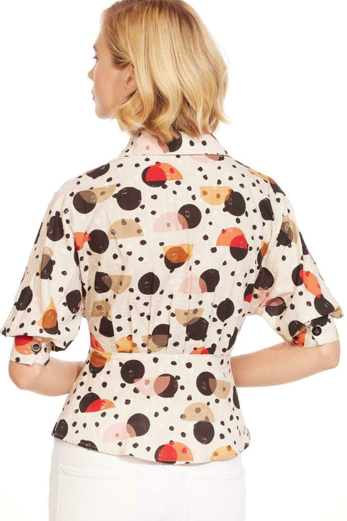 Albright Top - Deco Dot
