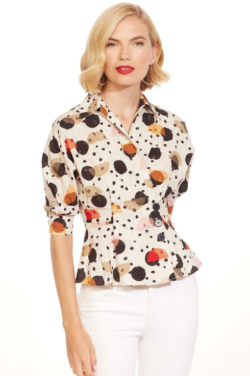 Albright Top - Deco Dot