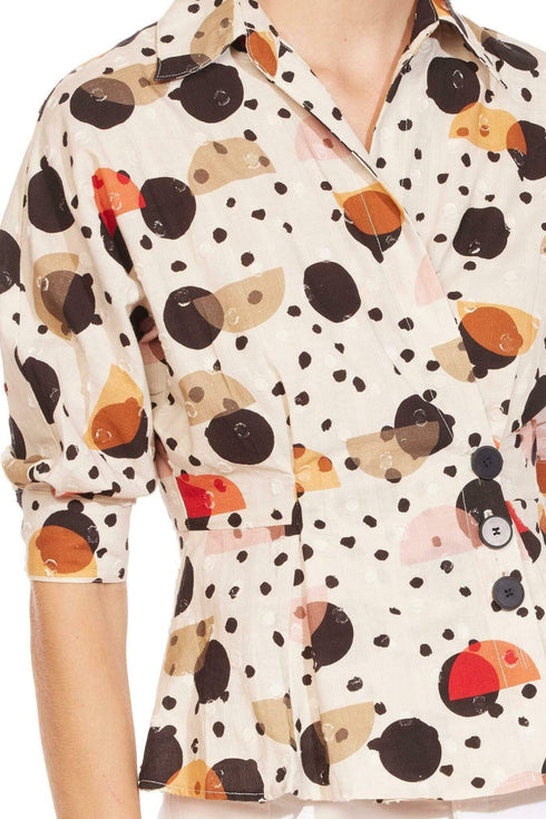 Albright Top - Deco Dot