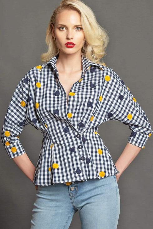 Albright Top - Savannah Gingham