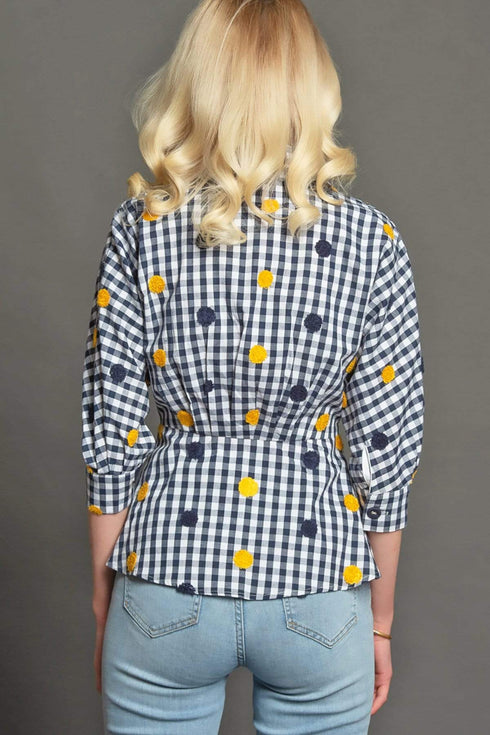 Albright Top - Savannah Gingham