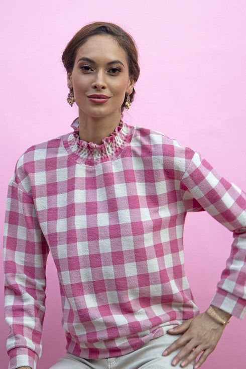 Alexis Gingham Top