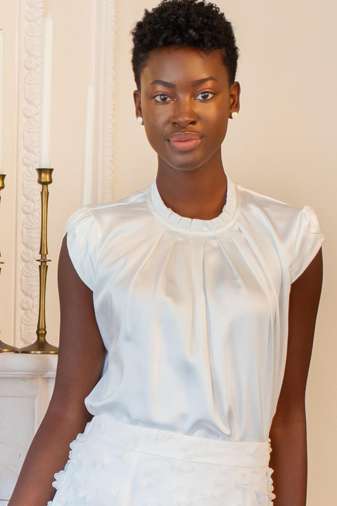 Annik Satin Blouse