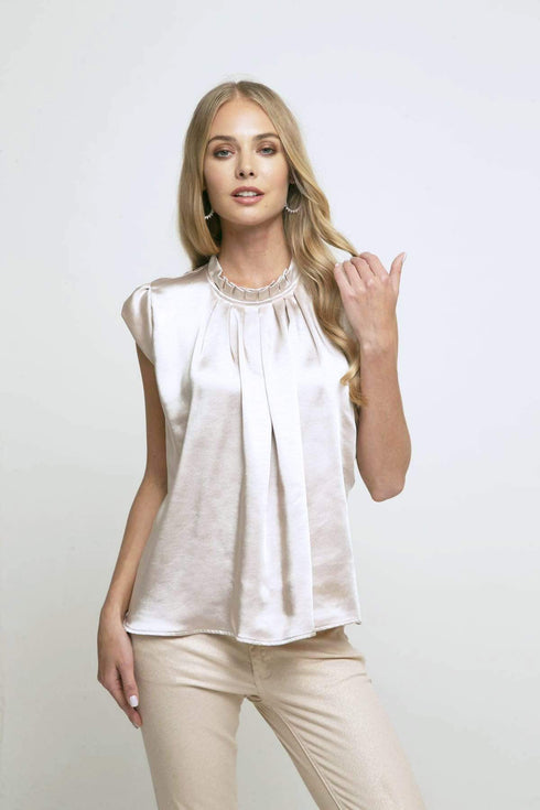 Annik Satin Blouse