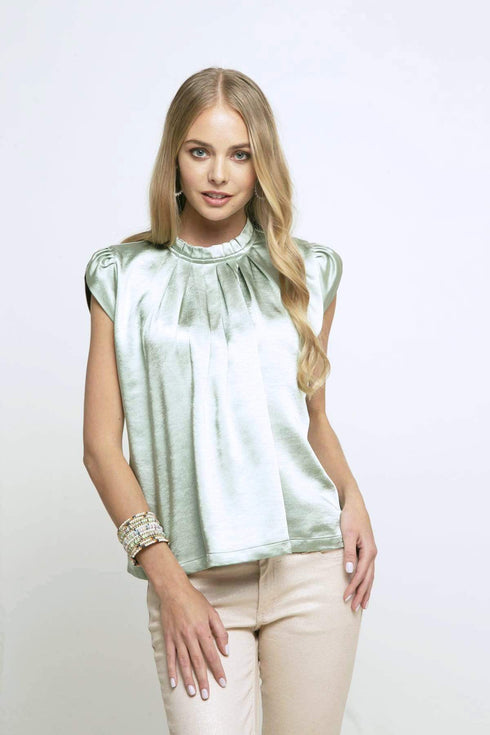Annik Satin Blouse
