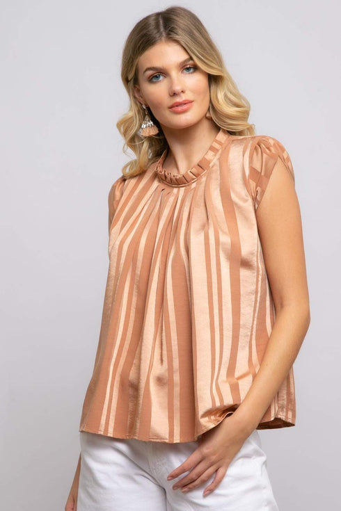 Annik Satin Blouse
