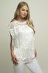 Babs Fringe Top - Meringue