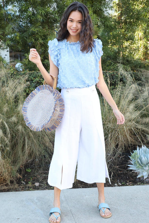 Vixen Top - Blue Petal