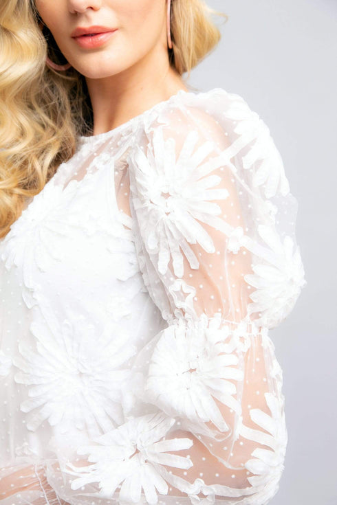 Brittany Blouse - Snowflake Martini