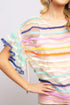 Cadette Top - Rainbow Stripe