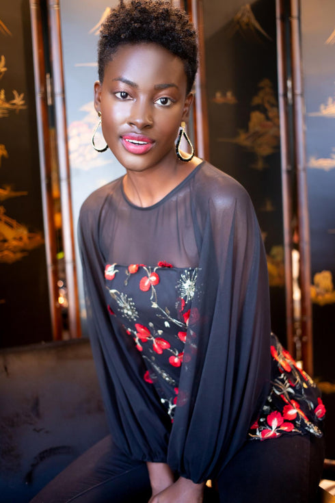 Candace Top - Cardinal