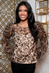 Sheer Leopard Top