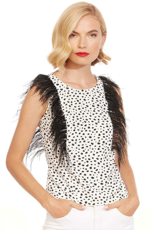 Feather Top - Terazzo Dot