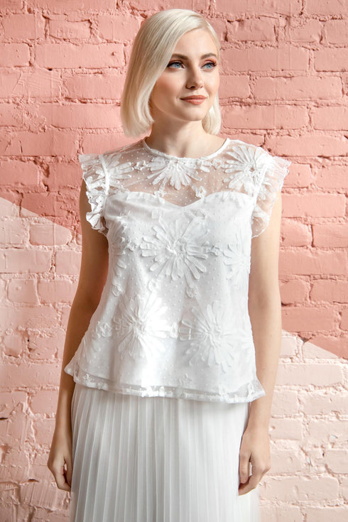 Grace Top - Snowflake Martini