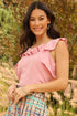 Greta Ruffled Top