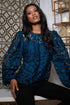 Harlow Top - Teal Lace