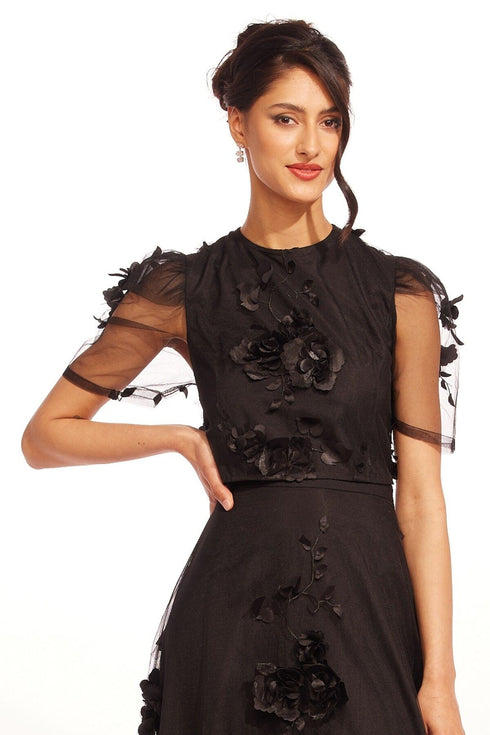 Ilia Top - Caviar Bloom