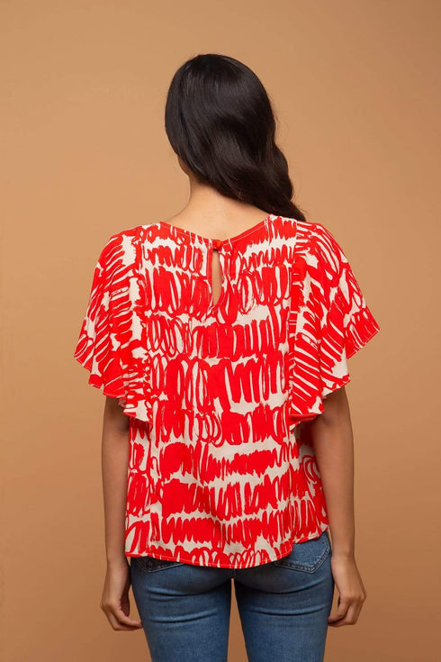 Juniper Top - Red Script