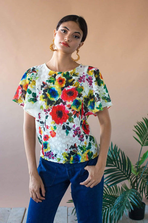 Juniper Top - Vienna Bloom