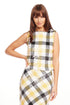 Kaja Top - Canary Plaid