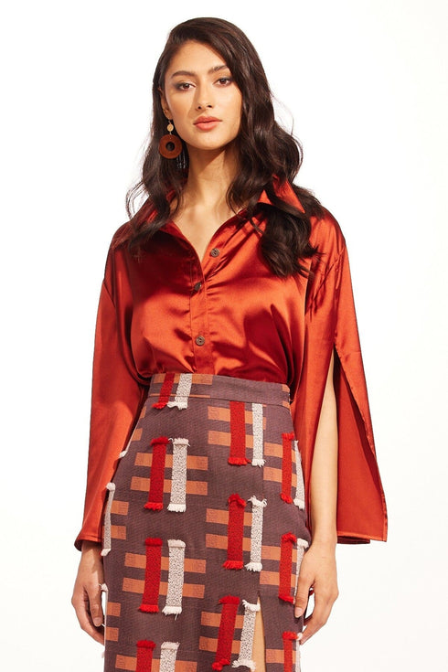 Katife Top - Chestnut