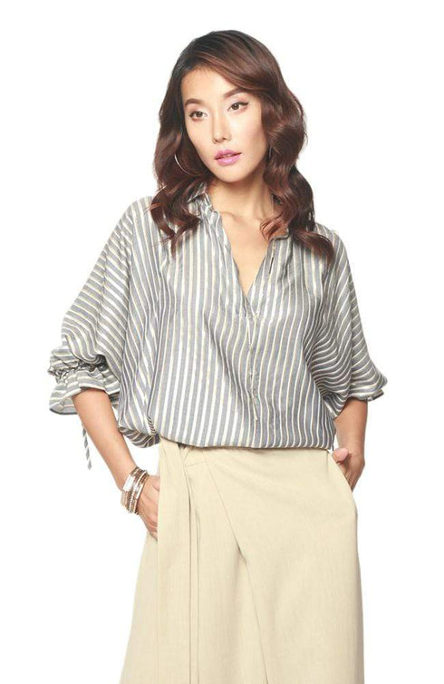 Keeley Blouse - Gibson Stripe