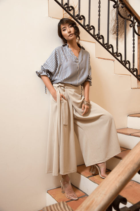 Keeley Blouse - Gibson Stripe