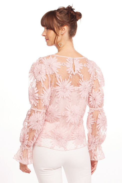 Lace Floral Blouse