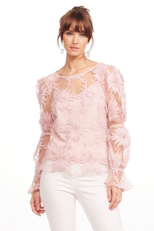 Lace Floral Blouse