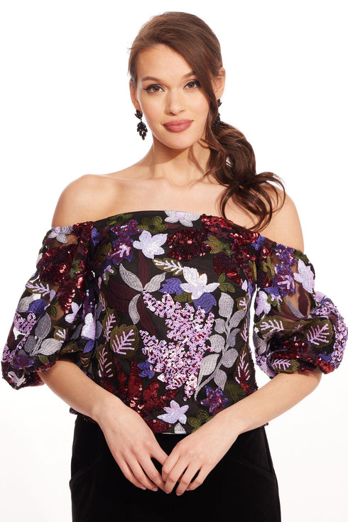 Laken Top – Tempest Bloom