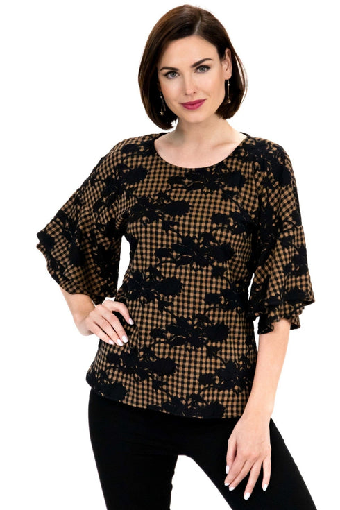 Laszlo Top - Coco Plaid