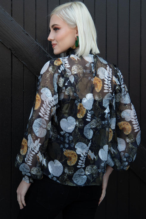 Luna Top - Floral Pond