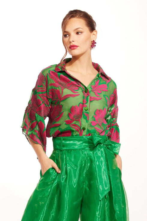 Maurice Top - Camellia Bloom