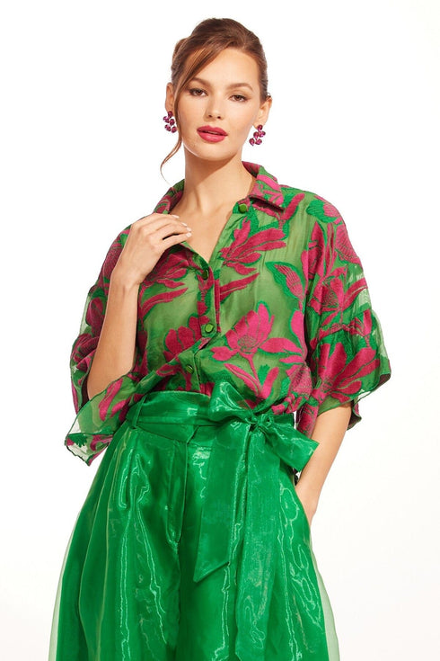 Maurice Top - Camellia Bloom