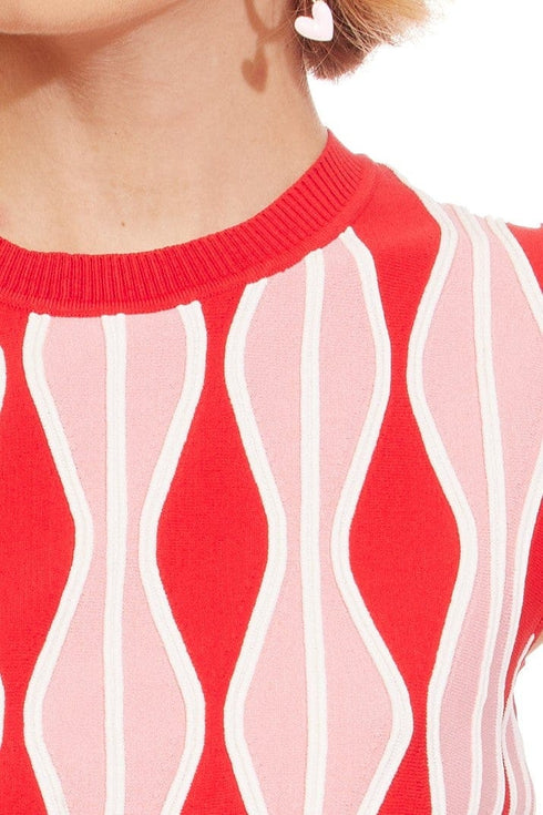 Mimma Top - Harlequin Pink