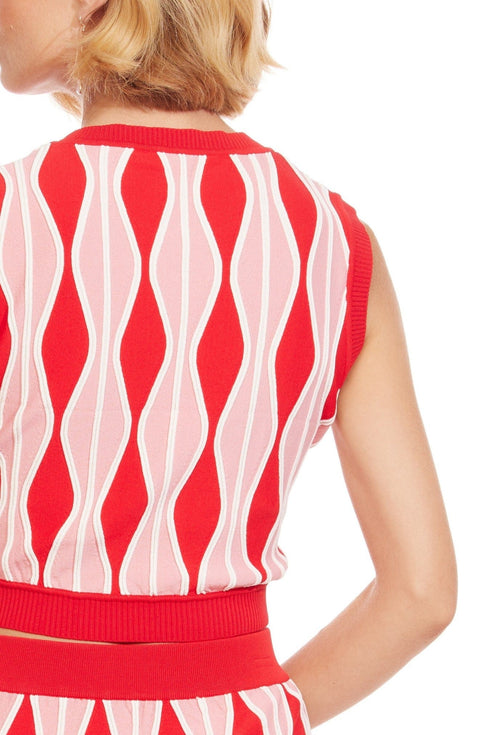 Mimma Top - Harlequin Pink