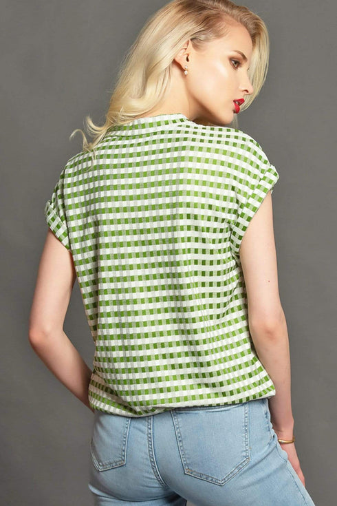 Nico Gingham Top