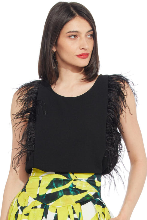 Feather Top - Black
