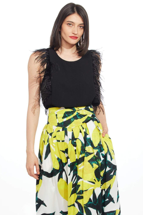 Feather Top - Black